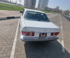 Mercedes SEL560 Classic Registered at Sharjah Classic Car Club