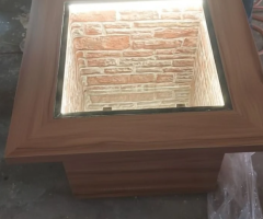 Luxurious Solid Wood Table with a Creative Touch