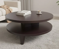 Elegant Round Solid Wood Table – Modern Design