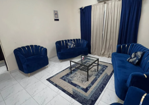 Furnished One-Bedroom Apartment for Monthly Rent – Ajman - 1/4