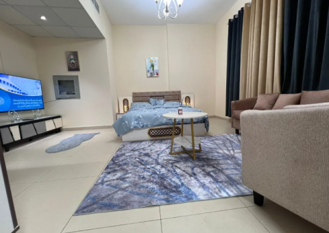 Furnished VIP Studio for Rent in Al Yasmin Towers - 1/4