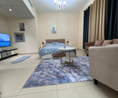Furnished VIP Studio for Rent in Al Yasmin Towers