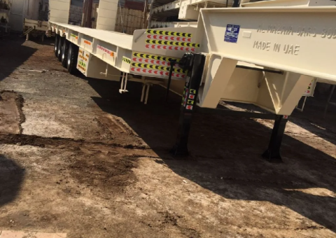 Lowbed Trailer 4 Axles – 100 Tons, New Model - 2/5