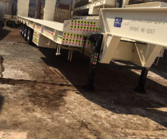 Lowbed Trailer 4 Axles – 100 Tons, New Model