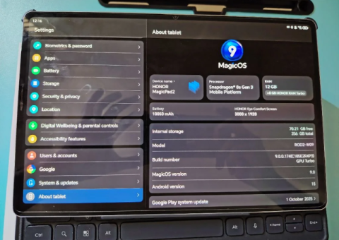 Honor MagicPad 2 (12.3 Inch) – 12GB+8GB RAM, 256GB - 4/4
