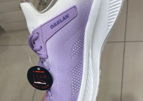 Brand New OAKLAN Shoes – Size 39 EU, White & Purple - 2/2