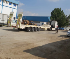 Lowbed Trailer 4 Axles, 100 Tons, New Model