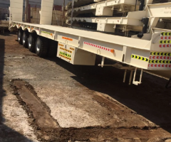 Lowbed Trailer 4 Axles, 100 Tons, New Model