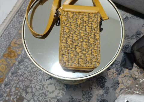 Authentic Dior Oblique Phone Pouch – Excellent Condition - 4/4