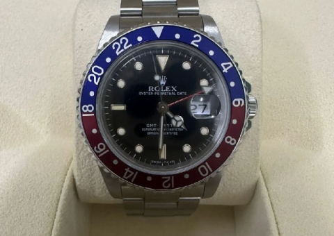 Title: Rolex GMT-Master “Pepsi” 16700 – 40mm, 1989, Original Box - 3/4