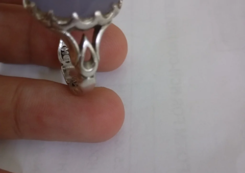 Natural Yemeni Agate & 925 Silver Ring – Premium Quality - 2/5